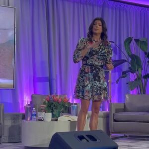 Andrea Navedo Instagram - It was such an honor to be in your presence @tararosenblum of @news12wc and THANK YOU so much for catching this moment of me sharing my “Otherness” 

#Repost @tararosenblum
・・・
HAPPENING NOW 🩷 Actress/author/Producer Andrea Navedo just delivered her keynote here at the Westchester Women’s Summit and left us all in tears. As she tells it best , she started out thinking that being “brown, poor and from the hood”  and a student who took 5 yrs to graduate, made her unworthy of success. But her greatest source of shame wound up becoming the fire that fueled her biggest successes. Cant wait to sink into her new book. Much more action still ahead from here at the summit 😍 

@andreanavedo #janethevirgin #news12 #wws @theeventdept #womeninspiringwomen #actress #womenshistorymonth #westchestercounty #westchestergram #turntotara