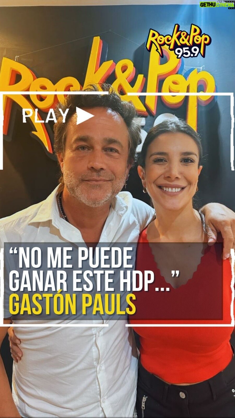 Andrea Rincón Instagram - 😂 Gastón Pauls, su rodilla y Ricardo Darín 🏃 En la sección de @andrearincon_top, Gastón conto cómo el rodaje de una escena terminó un poco accidentado! 💬 "No me puede ganar este HDP..." Dijo el actor recordando la carrera con Darín 🔗 Encontrá la nota completa en fmrockandpop.com #fmRockAndPop #NosGustaElRock