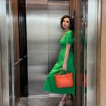 Andrea Torre Instagram - ootd. ☘️🥝👒🌱💚 ____ #ATH🍄 #andreatorre #fashionblogger #fashionstyle #style #verde #moda #fashionista