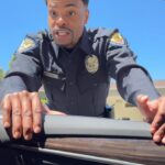 Andrew Bachelor Instagram – When the cop is cool af 👮🏾‍♂️😎 w/ @broadythejoker
