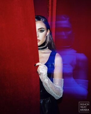 Andria Tayeh Instagram - FTA Meets: Jordanian-Lebanese actress @andria_tayeh this month, who has skyrocketed to fame following the success of the 2021 Netflix mini-series, AlRawabi School for Girls. 

Catch our exclusive interview with the breakout star as she talks fame, acting, the future and much more. (Link in bio) 

Andria is dressed in @maisonmjz 

Photography: Zaid Allozi
Photographer assistants: Abdullah Abu Alkhair, Layan Naour
Creative direction: Sophie Safi
Art Direction: Tatiana Akl
Styling: Nujoud Oweis
Make-up & Hair: Laura Madar
Videography: Haneen Qart
Videography Assistant: Aya Al-Nashashibi
Special Thanks to @TheHazeAgency_ and  Al-Shams Theater Amman

#FashionTrustArabia #FTA #FTAMeets #AndriaTayeh #MaisonMJZ