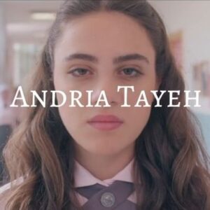 Andria Tayeh Instagram - Diving into character🎬✨