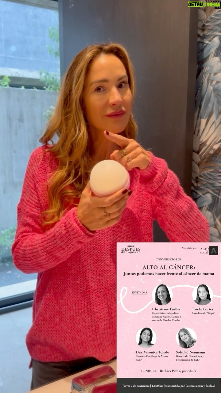 Angélica Castro Instagram - ¡Pongamosle un #AltoalCáncer! Alto Las Condes, Mall Costanera, Mall Portal y Florida Center se unen junto a FALP para celebrar la novena versión de la campaña #AltoalCáncer. A las 12 de hoy se estará realizando un conversatorio transmitido a través del sitio web de La Tercera y Revista Paula. Habrán grandes invitadas como Christiane Endler y Josefa Cortez, creadora del dispositivo Palpa. Los dejamos invitados a participar del conversatorio y recuerda, juntas podemos ponerle un #AltoalCáncer. @mallcostaneracenter @mallportal y @altolascondes