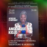Angélique Kidjo Instagram – 🎻African Symphony Tonight in Tbilisi, Georgia! My tribute to Africa greatest songs with @kakhidzemusiccentre !!!🎻
Paying tribute to #miriammakeba, #salifkeita @youssoundour1959 @evoracesaria @felakutiofficial @hughmasekela @burnaboygram @heisrema @yemialade @masterkgsa @nomcebo_zikode #manudibango @thierryvatonofficiel