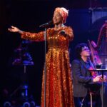 Angélique Kidjo Instagram - About yesterday!!! @royalalberthall 🙏🏾 to @chinekeorchestra , @youssoundour1959 , @lauramvula , @ibrahimmaaloufofficial , @stonebwoy special thanks to my band: @thierryvatonofficiel @gregorylouis971 @david_donatien @justwody @amenviana 📸 the great @michaeltubescreations 👗: the one and only @imane_ayissi