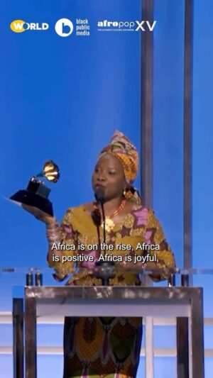 Angélique Kidjo Instagram - #AfroPoP16 is coming, but #AfroPoPXV is still available to stream! This week, we’re looking back at last season’s highlights to gear up for the premiere of season 16 on April 1. #DidYouKnow @angeliquekidjo has won five #Grammy awards? Watch the story of the musical icon’s life and career in Queen Kidjo this #WomensHistoryMonth.