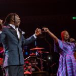 Angélique Kidjo Instagram - About yesterday!!! @royalalberthall 🙏🏾 to @chinekeorchestra , @youssoundour1959 , @lauramvula , @ibrahimmaaloufofficial , @stonebwoy special thanks to my band: @thierryvatonofficiel @gregorylouis971 @david_donatien @justwody @amenviana 📸 the great @michaeltubescreations 👗: the one and only @imane_ayissi