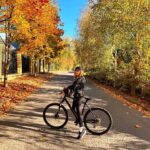 Angelika Revva Instagram – Доброе осеннее утро 🚴🏻‍♀️🍁