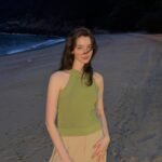 Angelina Danilova Instagram – Hong Kong secret beach location revealed.
From the beach to the rainy morning egg sando in the old town and back to Seoul.🥚