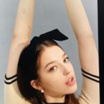 Angelina Danilova Instagram – it was a snowy day, full of joy and fun shooting. 
an interview for @womanchosun thank you for trusting me.