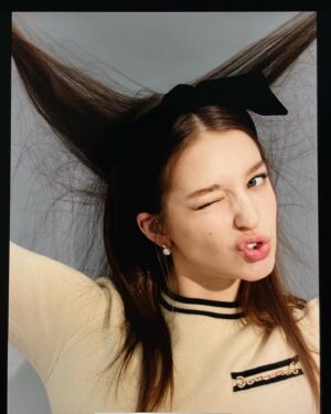 Angelina Danilova Instagram - it was a snowy day, full of joy and fun shooting. 
an interview for @womanchosun thank you for trusting me.