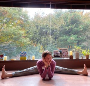 Angelina Danilova Instagram - She said: healthy mind = healthy body. 
If you know me, you know yoga has been my joy, love and a teacher for something around 7 years.
First I discovered a path, then I began a journey. An uneasy road towards the unconditional love of a given body, open heart, powerful vulnerability and the divine. A way to harmony and balance. ☯️ 
Everyday I wake up and I am grateful.
Grateful to be able to breathe, move and experience all the things that life brings.
