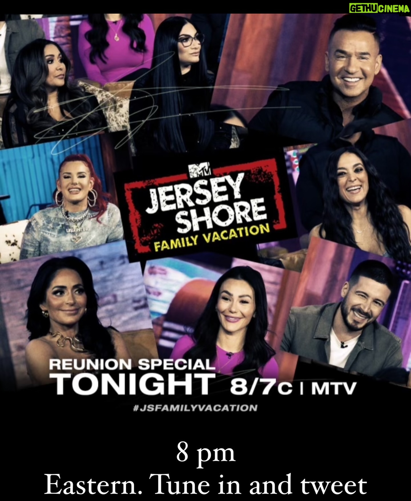 Angelina Pivarnick Instagram - Tonight at 8 pm eastern time @495productions @mtv