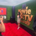 Angelina Pivarnick Instagram - Photo dump from last night with @deenanicole @mtv @mtvla @mtvawards @jerseyshore. Mua - @justinedivanna Hair - @danadhairstudio Dress @castlecouture by my FAVE DESIGNER EVER @portiaandscarlett 😍😍😍😍😍. Thank you to my amazing team for making me feel sexy last night. 🙏🏼🥰