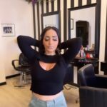 Angelina Pivarnick Instagram - Love this look 💗 gorgeous color extensions @angelinamtv #danadhairstudio . . . . . #hairideas #hair #hairgoals #reelsinstagram #reels #hairstylist #hairextensions #behindthechair #hairgoals #balayage