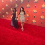 Angelina Pivarnick Instagram - Photo dump from last night with @deenanicole @mtv @mtvla @mtvawards @jerseyshore. Mua - @justinedivanna Hair - @danadhairstudio Dress @castlecouture by my FAVE DESIGNER EVER @portiaandscarlett 😍😍😍😍😍. Thank you to my amazing team for making me feel sexy last night. 🙏🏼🥰