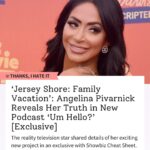 Angelina Pivarnick Instagram - 💋✨ #UmHello @showbizcheatsheet