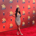 Angelina Pivarnick Instagram - Photo dump from last night with @deenanicole @mtv @mtvla @mtvawards @jerseyshore. Mua - @justinedivanna Hair - @danadhairstudio Dress @castlecouture by my FAVE DESIGNER EVER @portiaandscarlett 😍😍😍😍😍. Thank you to my amazing team for making me feel sexy last night. 🙏🏼🥰
