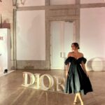 Angie Costa Instagram - @dior 🌜 Vestido: @pinkoofficial Brincos: @beatrizjardinha Sapatos: @seaside.oficial