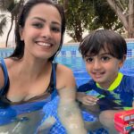 Anita Hassanandani Instagram – Yea almost impossible to get a solo pic around a toddler 😂
Moms will relate 😚
My 🐵 
Location @westinmumbaipowai