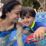 Anita Hassanandani Instagram – Yea almost impossible to get a solo pic around a toddler 😂
Moms will relate 😚
My 🐵 
Location @westinmumbaipowai