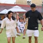 Anita Hassanandani Instagram – Making memories at one of the finest properties in mumbai @westinmumbaipowai ♥️
Enjoyed every bit of the kiddie activities 🥰
Loved the massive pool 🏊 
Binged on the amazzziiingggg food 😍
Thankyou for your hospitality 🥂
Perfect spot for a staycation, can’t wait to come again soon 🔜 🥂