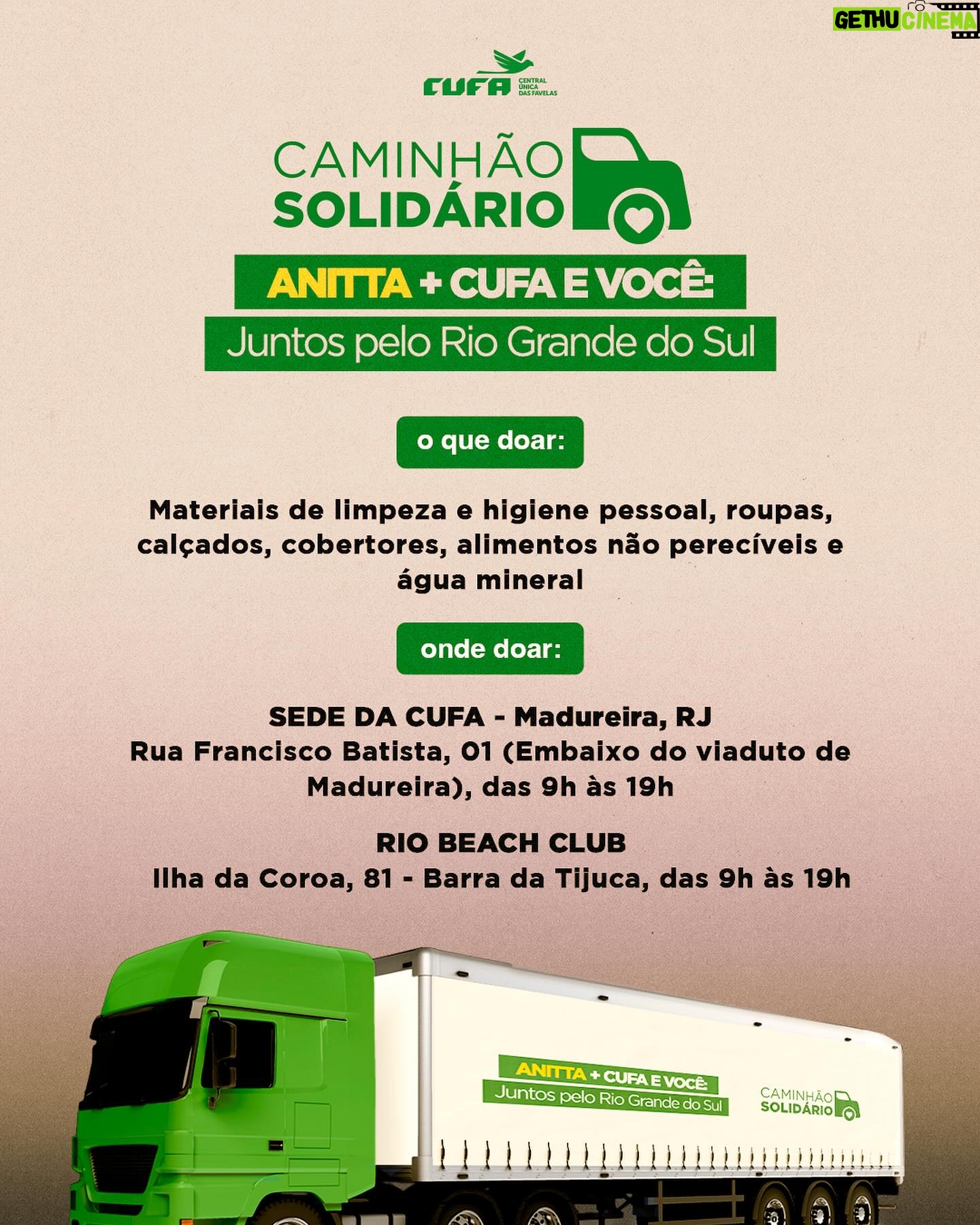 Anitta Instagram - 𝓒𝓻𝓲𝓪 𝓭𝓮 𝓯𝓪𝓿𝓮𝓵𝓪, 𝓬𝓪𝓷𝓭𝓮𝓵𝓪, 𝓵𝓪 𝓶𝓪𝓼 𝓹𝓮𝓻𝓻𝓪 🇧🇷💚💛 #FunkGeneration
