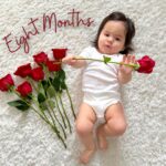 Anjelah Johnson-Reyes Instagram - Our most favorite valentine #rosieharlowreyes 1. You started crawling 2. You love giving besitos 3. I caught you standing in your crib the other day 🥹 4. You love your voice (at the highest volume) 5. Your new favorite song is @marcanthony “Vivir Mi Vida” 6. You love bell pepper 7. You learned you only like the car for 20 minutes max 8. You get as hype as Hulk Hogan for so many things and we love it (see last slide)