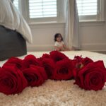 Anjelah Johnson-Reyes Instagram - These photoshoots are getting harder to do with a moving baby! Rosie you are the best birthday gift I never knew I needed. Mama and Dadada love you so much. #rosieharlowreyes