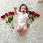 Anjelah Johnson-Reyes Instagram - Our most favorite valentine #rosieharlowreyes 1. You started crawling 2. You love giving besitos 3. I caught you standing in your crib the other day 🥹 4. You love your voice (at the highest volume) 5. Your new favorite song is @marcanthony “Vivir Mi Vida” 6. You love bell pepper 7. You learned you only like the car for 20 minutes max 8. You get as hype as Hulk Hogan for so many things and we love it (see last slide)
