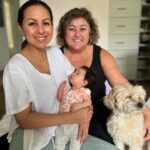 Anjelah Johnson-Reyes Instagram - Happy Mother’s Day to all the moms out there! I’m honored to join the club and I’m so grateful that I have the most amazing mom to follow in her footsteps. Sending my love and light to all of those who are missing their mother today ❤️ #mothersday #rosieharlowreyes