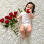 Anjelah Johnson-Reyes Instagram - Our most favorite valentine #rosieharlowreyes 1. You started crawling 2. You love giving besitos 3. I caught you standing in your crib the other day 🥹 4. You love your voice (at the highest volume) 5. Your new favorite song is @marcanthony “Vivir Mi Vida” 6. You love bell pepper 7. You learned you only like the car for 20 minutes max 8. You get as hype as Hulk Hogan for so many things and we love it (see last slide)