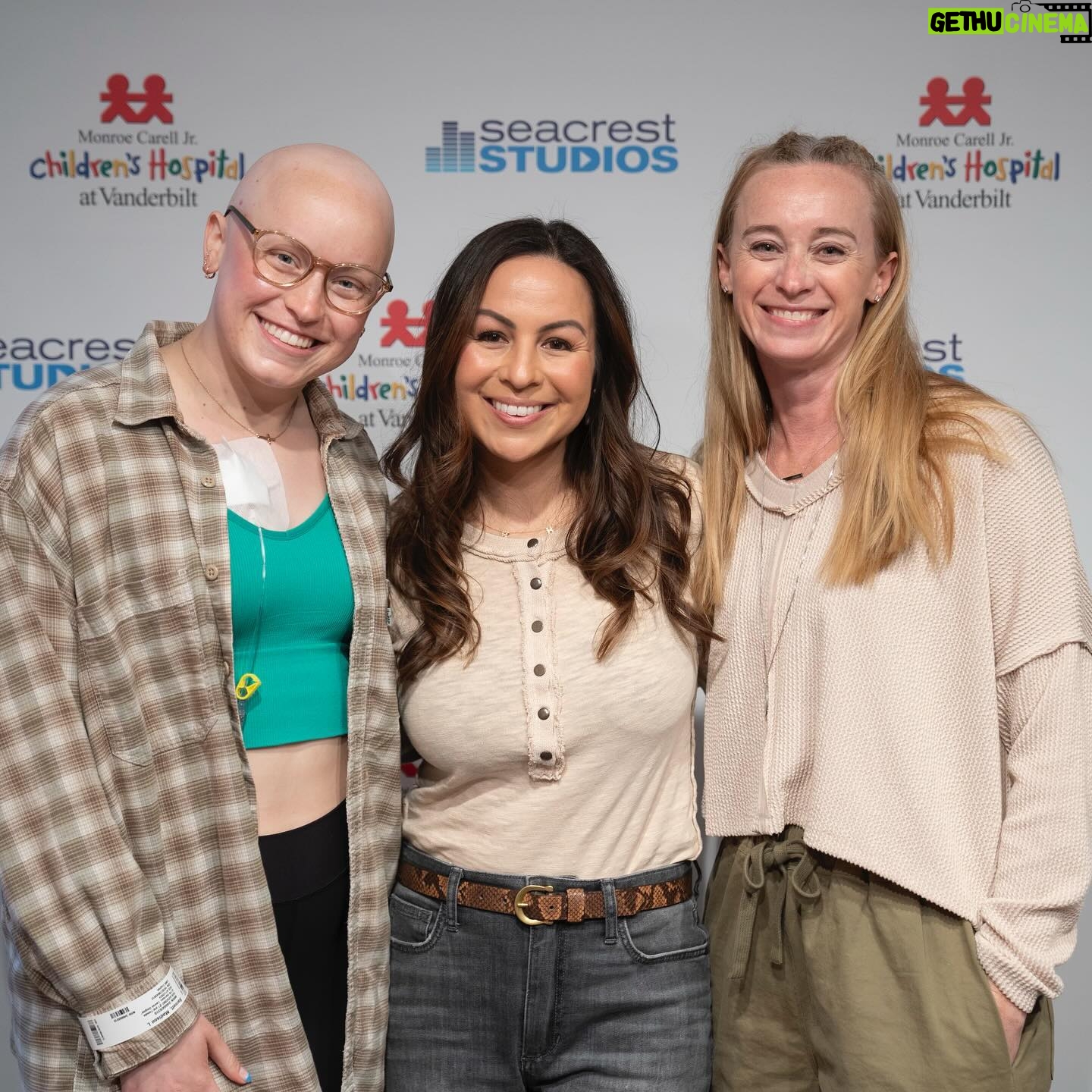Anjelah Johnson-Reyes Instagram - What an incredible day with @ryanfoundation at @vumcchildren hospital. Days like these, making children and their families laugh remind me how important laughter is for the soul…so go make someone smile today!