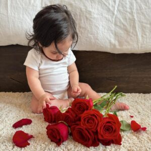 Anjelah Johnson-Reyes Instagram - Wait. 10 months?! That means we only have 2 months left before you’re officially a toddler!? 😭❤️ we have enjoyed every minute  with you. The fussy ones, the happy ones, the calm ones, the wild ones, the funny ones, the tired ones, the excited ones. All the minutes with you are precious. We love you #RosieHarlowReyes