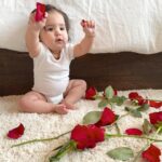 Anjelah Johnson-Reyes Instagram - Wait. 10 months?! That means we only have 2 months left before you’re officially a toddler!? 😭❤️ we have enjoyed every minute with you. The fussy ones, the happy ones, the calm ones, the wild ones, the funny ones, the tired ones, the excited ones. All the minutes with you are precious. We love you #RosieHarlowReyes
