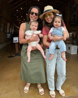 Anjelah Johnson-Reyes Instagram - This was one of the most fun weekends as a mom so far. Rosie’s first time on a swing, first time at the vineyards for a picnic with live music and her first tea party! Then mom and dad went to see a musical for a date night. 🥰❤️ #rosieharlowreyes