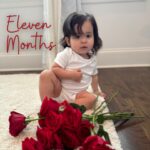 Anjelah Johnson-Reyes Instagram - These photoshoots are getting harder to do with a moving baby! Rosie you are the best birthday gift I never knew I needed. Mama and Dadada love you so much. #rosieharlowreyes