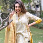 Anjum Fakih Instagram - I wish that you dive into the rainbow of possibilities this Holi ! May your day be filled with laughter, love, and endless inspiration. Wishing you all a joyful and colorful Holi. #InspireToCelebrate #holivibes #holi2024 #anjumfaikh 🥰🤗❤️ Styled by:- @seam_stress_by_rajludhwani Outfit by:- @stadofashion_official