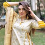 Anjum Fakih Instagram - I wish that you dive into the rainbow of possibilities this Holi ! May your day be filled with laughter, love, and endless inspiration. Wishing you all a joyful and colorful Holi. #InspireToCelebrate #holivibes #holi2024 #anjumfaikh 🥰🤗❤️ Styled by:- @seam_stress_by_rajludhwani Outfit by:- @stadofashion_official