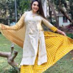 Anjum Fakih Instagram - I wish that you dive into the rainbow of possibilities this Holi ! May your day be filled with laughter, love, and endless inspiration. Wishing you all a joyful and colorful Holi. #InspireToCelebrate #holivibes #holi2024 #anjumfaikh 🥰🤗❤️ Styled by:- @seam_stress_by_rajludhwani Outfit by:- @stadofashion_official