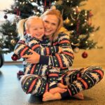 Anníe Mist Þórisdóttir Instagram - LOVE Christmas Day in nighties ! Last Santa (out of 13 here in Iceland) gave us all a matching set in our shoe 👞🎅 Hope you guys are getting time with your loved ones ❤️ Happy Holidays to all of you 🥰 #christmas #holidays #grateful