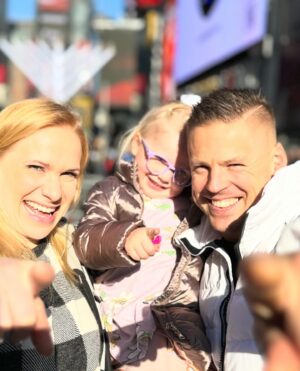 Anníe Mist Þórisdóttir Instagram - I have had a soft spot for NYC since the first time I visited. The food, the noice, the smells, the pace of life but mostly the people. 

Getting to share the city with my youngest favorite person is something even more special. ❤️

Seeing and experiencing things for the first time through the eyes of a toddler is - MAGICAL. Best part of this weekend? Sitting in her stroller, laughing with grandma and grandpa and dad racing through the streets making car sounds. Simple. Pure. Magical. 

What is the most mundane thing you’ve done that felt MAGICAL?

#seethemagic #enjoythejourney #nyc #toddlerlife #thesmalljoys #life