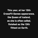 Anníe Mist Þórisdóttir Instagram - @anniethorisdottir 🇮🇸 has accomplished a lot in 13 years. And she always does it with a smile. –Two-time Fittest Woman on Earth. –Has competed at the CrossFit Games across three decades. –Six-time podium finisher. –13-time CrossFit Games athlete. –Mother of one. –Affiliate owner of CrossFit Reykjavik. –13th at the 2023 CrossFit Games. #CrossFit #CrossFitGames 🎨@lindseyaarellano • @crossfit
