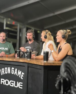 Anníe Mist Þórisdóttir Instagram - What a weekend!!! I only got to take the floor once myself but ohhh it felt good. Then I got to step in a different seat, commentating and seeing the best battling it out!! Did I miss it?  yes Did I enjoy watching? of course I did! 

💥Highlights, not necessarily in any particular order this. 

The boys sliding down the hill together in the rain 

@dellespeegle flying over the logs and that slid under 😮‍💨👌

@tiaclair1 and @laurahorvaht battling it out this weekend WOW!! Big congratulations to Laura with her win showing just how incredibly strong and good she is at competing.  And Tia, No words for what she just did this weekend …. Absolutely insane!  Doing the impossible yet again. I am mind blown 🔥❤️

Thank you @roguefitness for an incredible event, weathering the storm better then anybody 🌧️