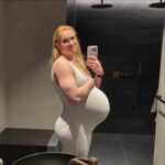 Anníe Mist Þórisdóttir Instagram - BABY BOY!!! Two weeks till 3 becomes 4 💙🩷🩷💙 Xxx Frederiksson Please 🙏 throw in name suggestions!! International name names! works in English, Icelandic and Danish 😅🫡 Bring it!!! #38weeks #exploding #pregnant #babyboy #grateful #enjoylife #mom #strong #proud