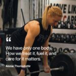 Anníe Mist Þórisdóttir Instagram - If the car you got at 18 was the car you’d have for the rest of your life, how would you treat it?  We love how @anniethorisdottir breaks down this analogy while we get a peek inside her daily routine. “It matters how you take care of your body, how you fuel it, and how you treat it.” Like this post if you agree.