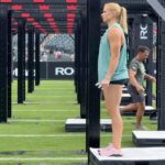 Anníe Mist Þórisdóttir Instagram - Even though I’m not competing this weekend we got to jump on the floor for the legends event and it was SO much fun!! I love you guys and ohh do I love the monkey bars to. Did them first at the Games 2011 and now again taking the floor with some of the same girls was actually pretty amazing 🥹🫶 Thank you @katrintanja for always being my partner and up for everything!! 🤝❤️ @rogueinvitational #rogueinvitational #monkeybars @tyrsport