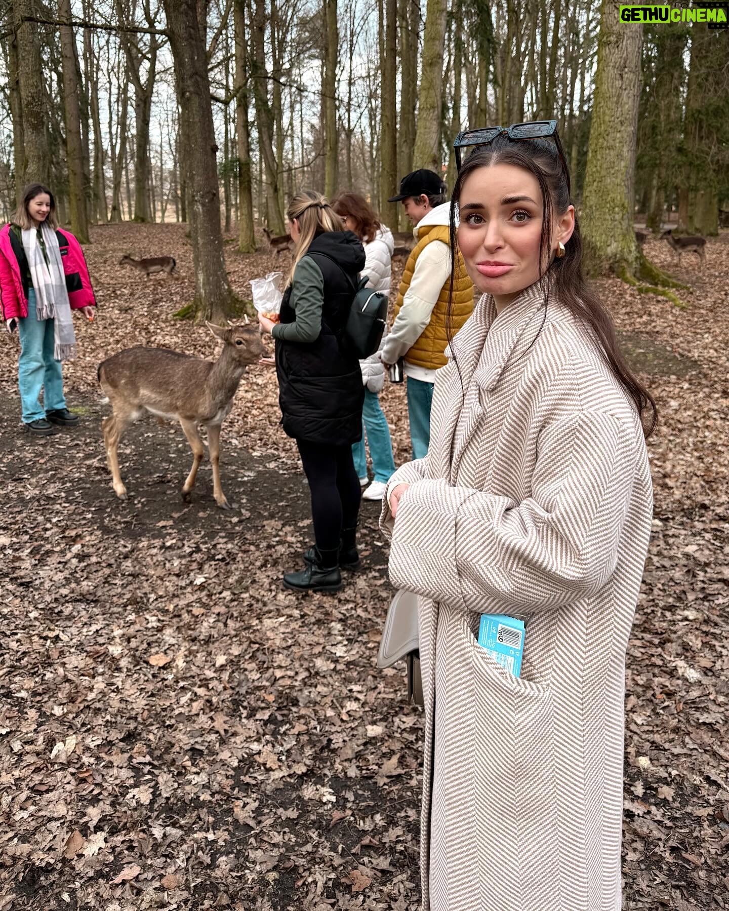 Anna Šulcová Instagram - Máme to tu krásný 🇨🇿 Zámek Blatná, který je cca hoďku a čtvrt od Prahy je must visit místem! Vstup do areálu parku stojí 50Kč, můžete tam potkat spoustu daňků a třeba je i nakrmit, pokud chtějí! Mají rádi mrkve a jablíčka! 🥕🍎 Byl to moc hezký výlet! Jen už by se mohlo trochu oteplit! Odpočítávám dny a hodiny do léta ☀️ PS: Tenhle výlet byl součástí mého narozeninového dárku a už zítra vyjde vlog z mých narozenin na mém youtube😚