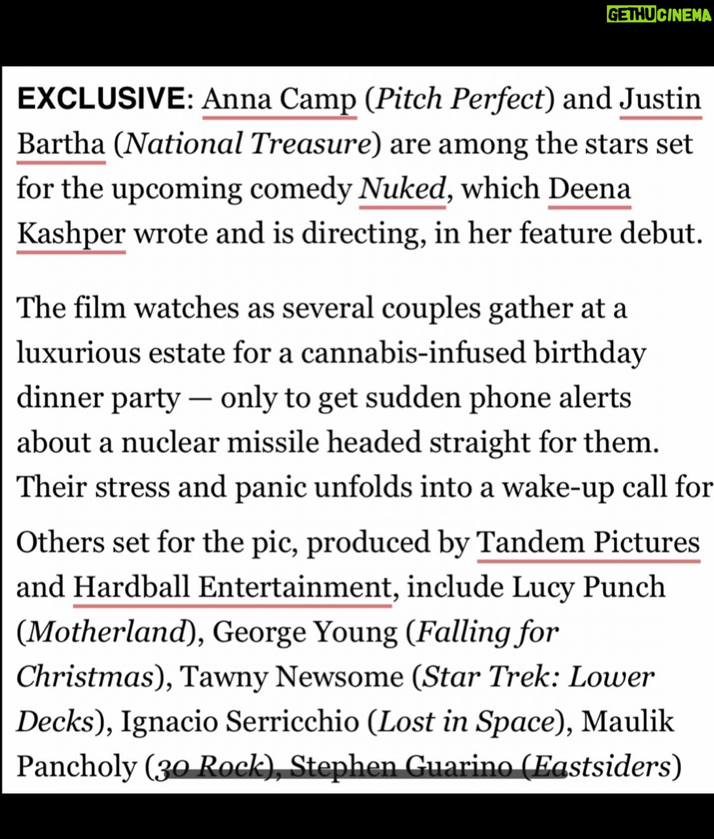 Anna Camp Instagram - It’s official! We’ve been out here in the snow makin something really funny u guyzzzzzz… @deadline @dandeefilms #420 #stoned #birthdayparty