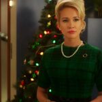 Anna Camp Instagram - Happy Holidays 1969 style from a very pensive Jane Hollander 🎄#goodgirlsrevolt @amazonprime 🎄